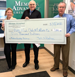 Members Advantage Credit Union Donates $5,000 to Boys &amp; Girls Clubs of LaPorte County&nbsp;